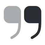 Quote Down SVG Icon